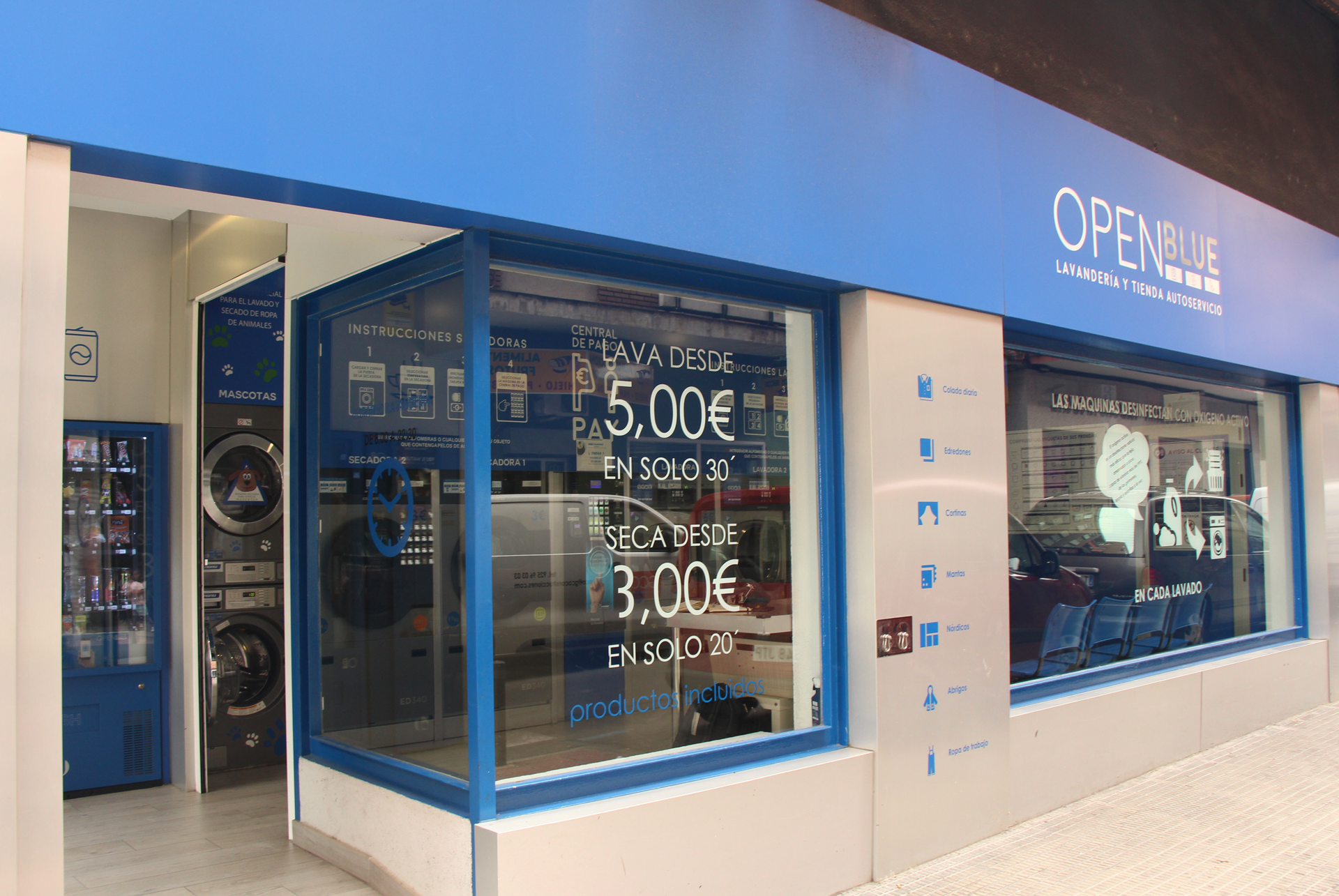 Exterior Lavandería OpenBlue