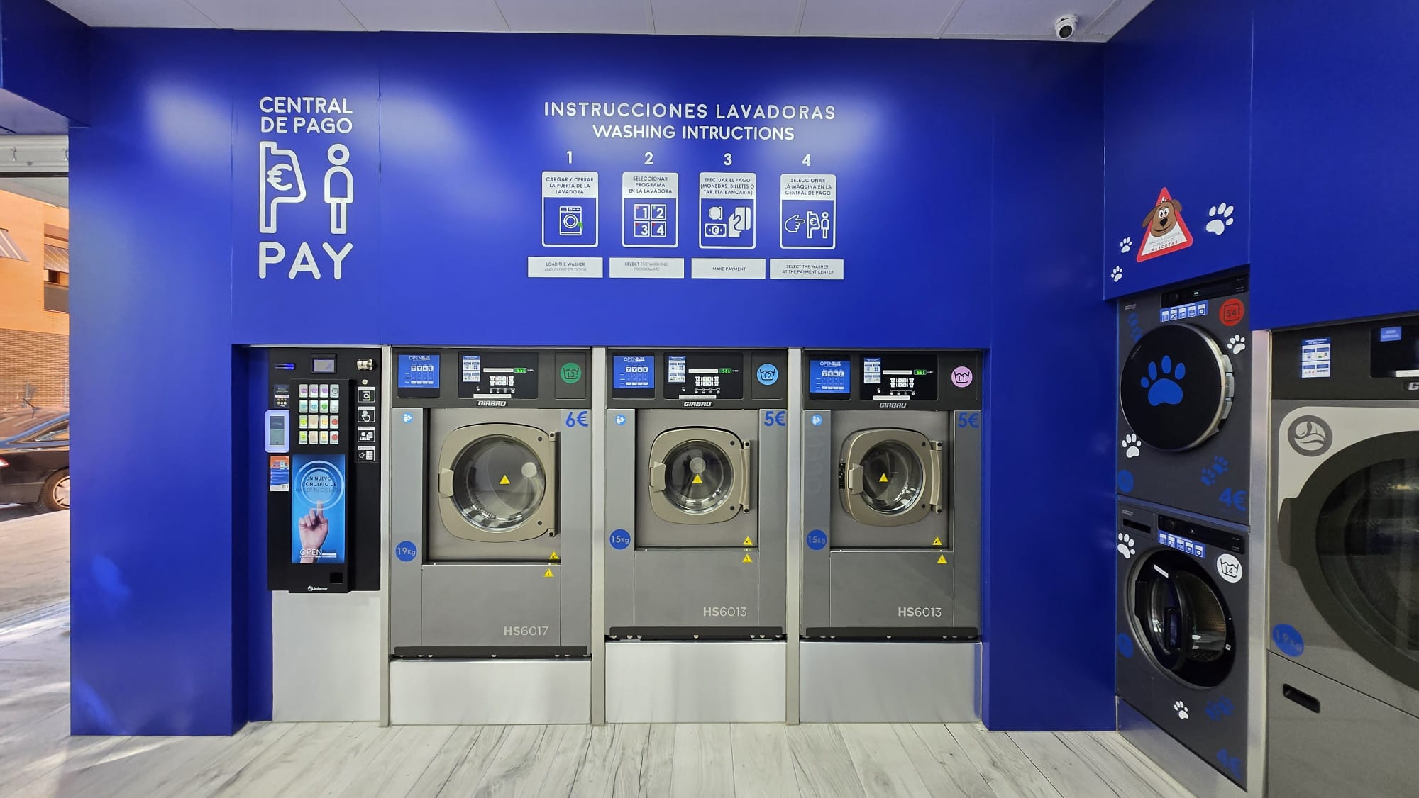 Lavandería OpenBlue en Getafe